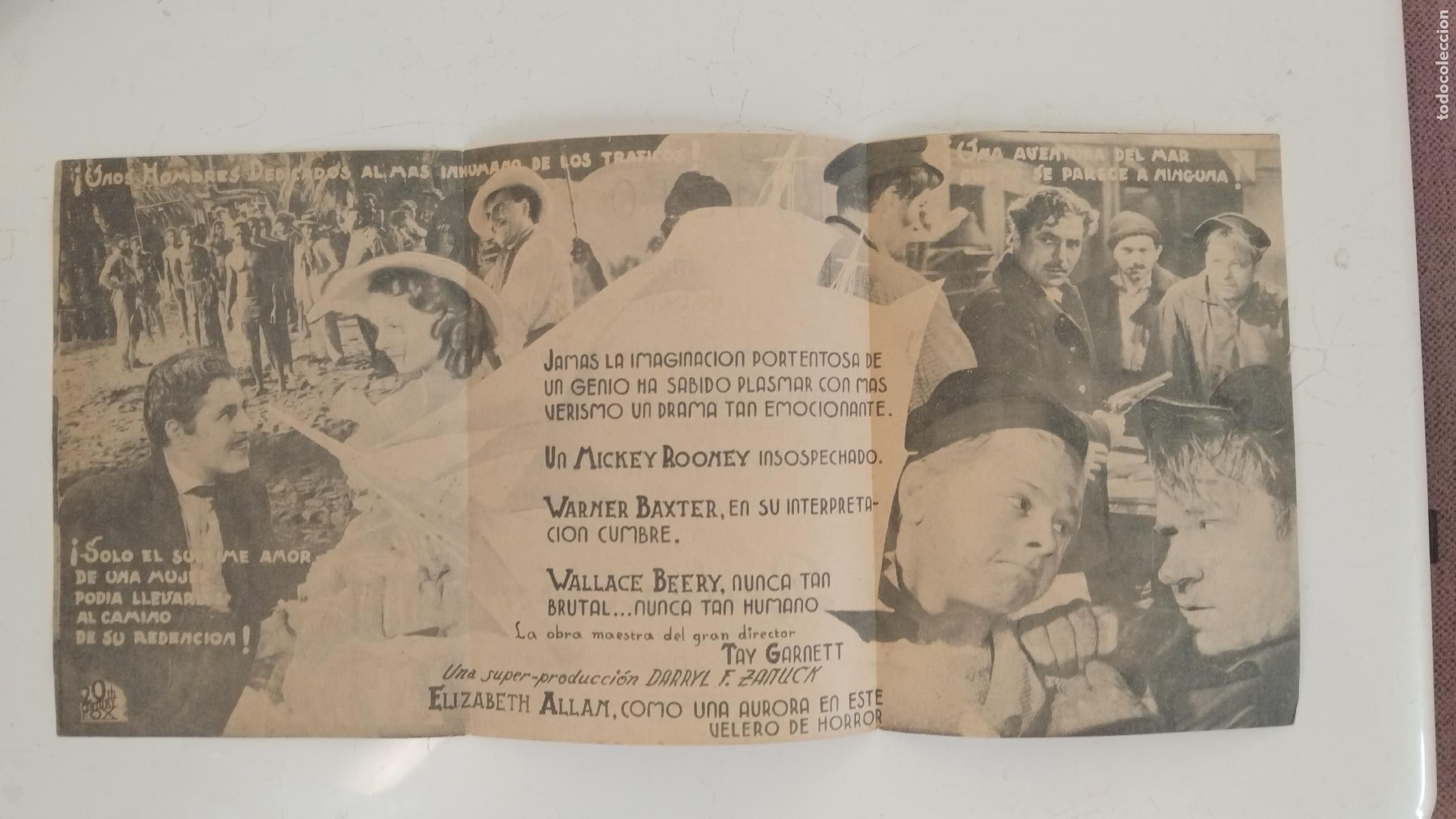 Cine: PROGRAMA DE CINE TRIPTICO - LA REDENCION - CINE RIALTO 1940. - Foto 2