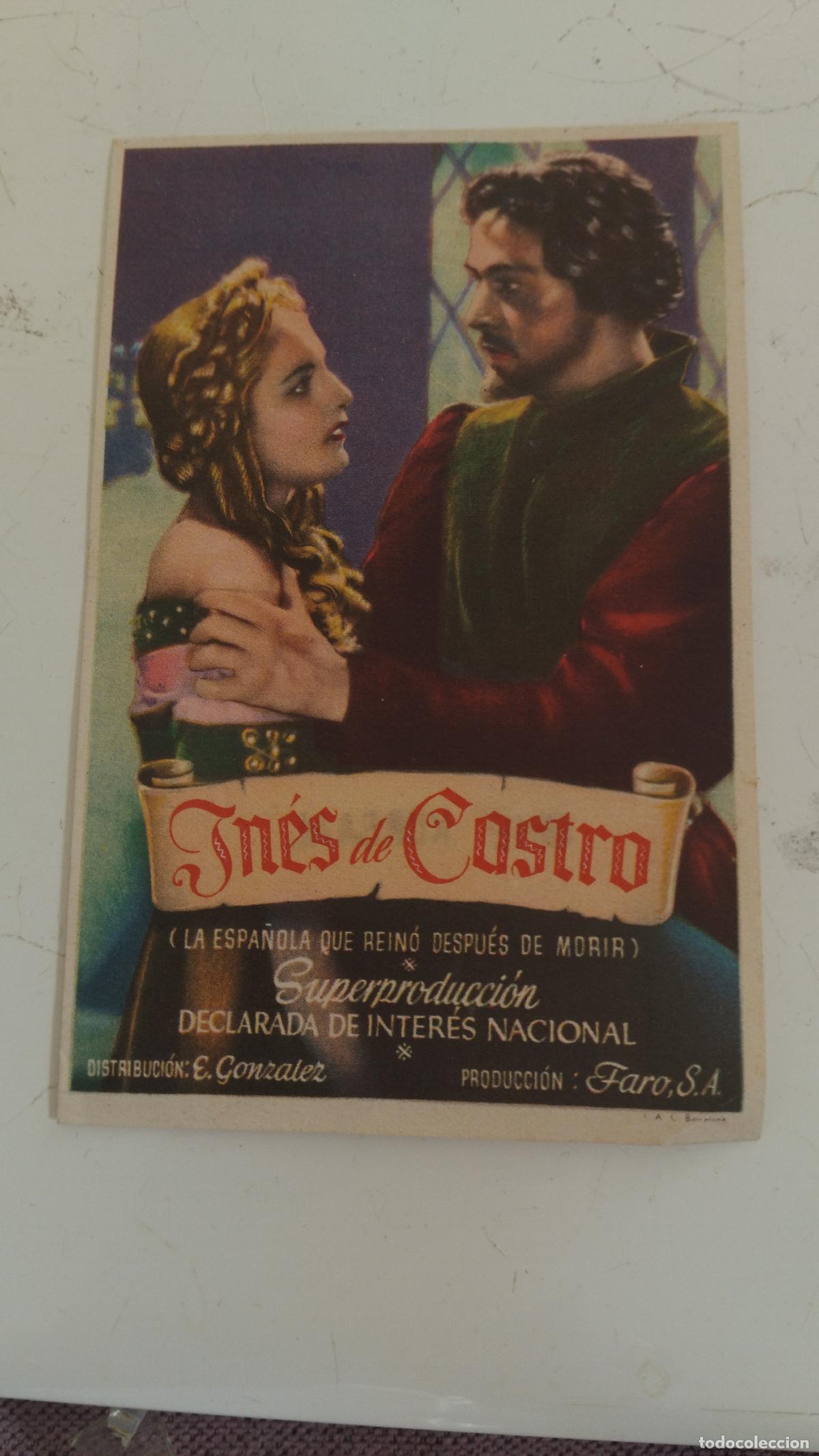 Cine: PROGRAMA DE CINE INES DE CASTRO - CINE KURSAAL. - Foto 1
