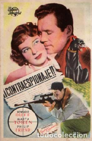 Cine: PROGRAMA DE CINE: CONTRAESPIONAJE PC-9294 - Foto 1