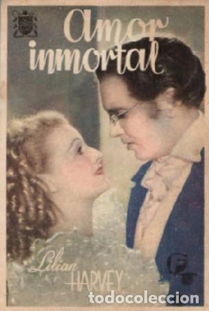 Cine: PROGRAMA DE CINE: AMOR INMORTAL PC-9307 - Foto 1