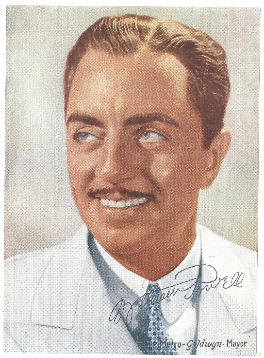 Cine: PTCC 552 WILLIAM POWELL PROGRAMA SENCILLO LAMINA MGM - Foto 1