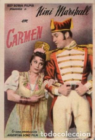 Cine: PROGRAMA DE CINE: CARMEN PC-9328 - Foto 1