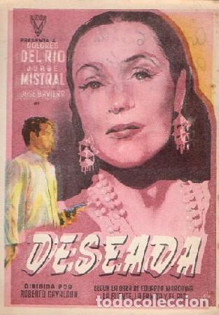 Cine: PROGRAMA DE CINE: DESEADA PC-9341 - Foto 1