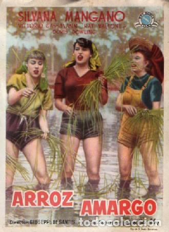 Cine: PROGRAMA DE CINE: ARROZ AMARGO PC-9342 - Foto 1