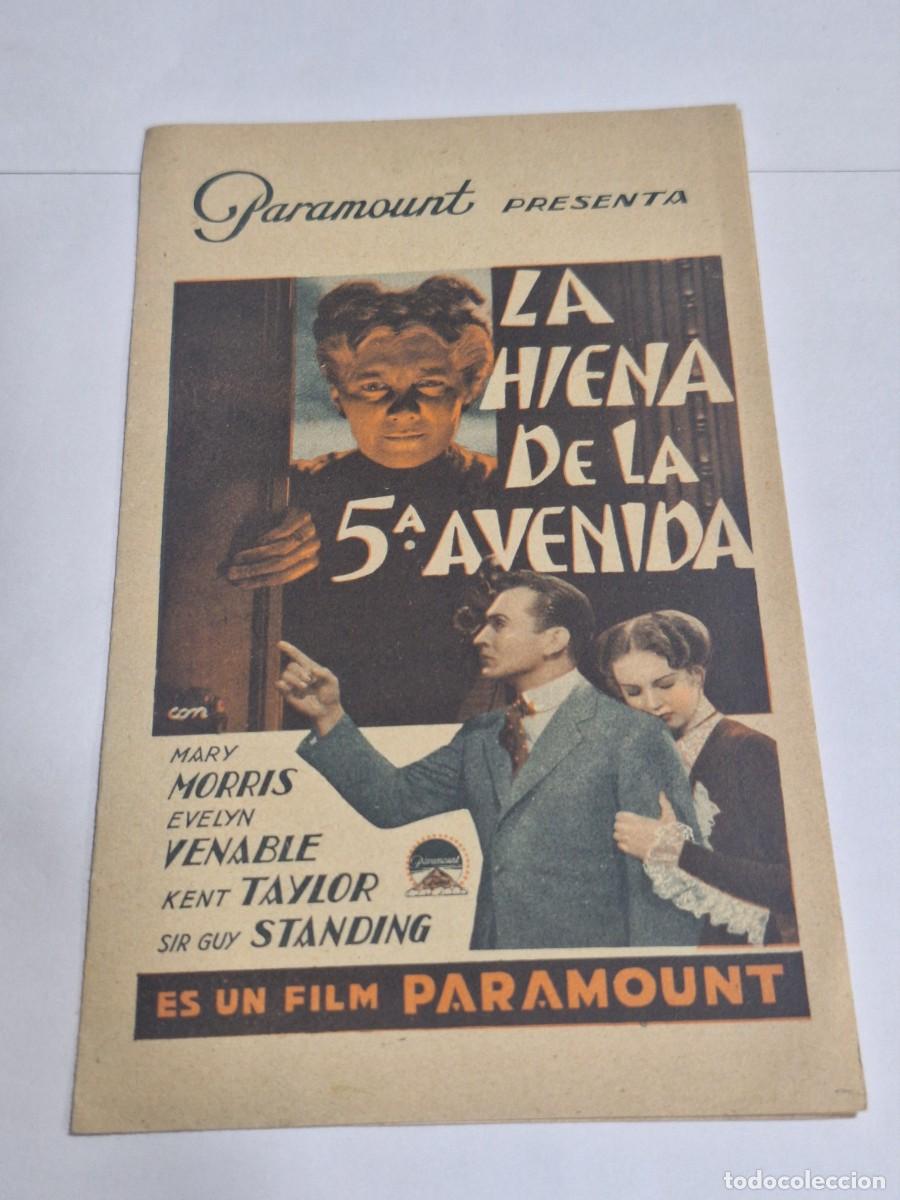 Cine: PROGRAMA DOBLE - LA HIENA DE LA 5&ordf; AVENIDA - MARY MORRIS - Foto 1