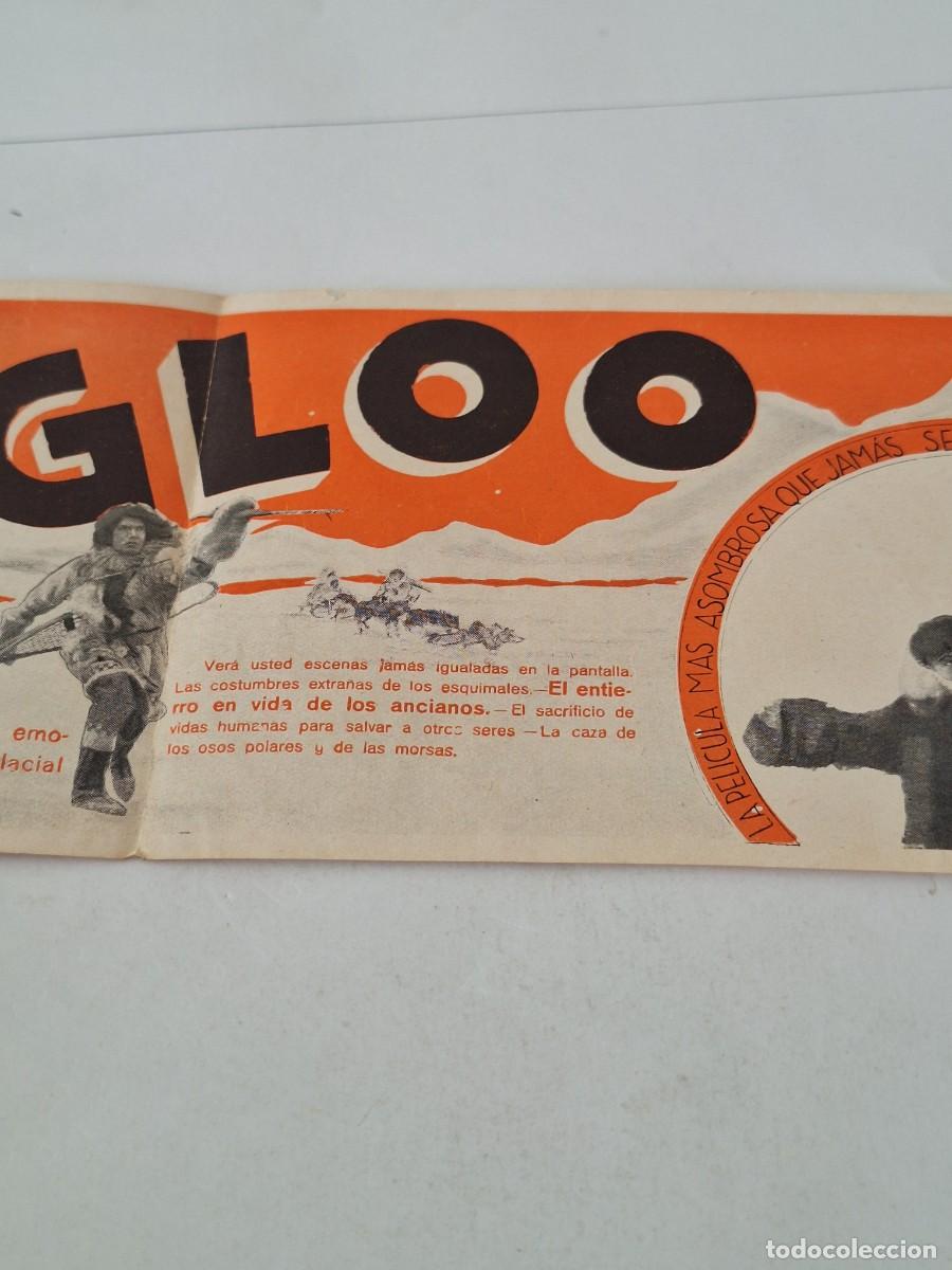 Cine: ANTIGUO FOLLETO PROGRAMA CINE DE MANO - IGLOO - ORIGINAL - Foto 7