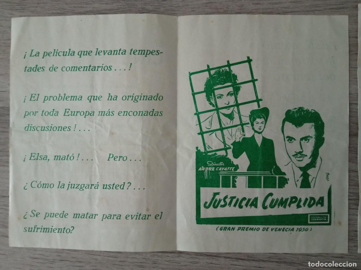 Cine: JUSTICIA CUMPLIDA, CINE GRAN VIA, BILBAO