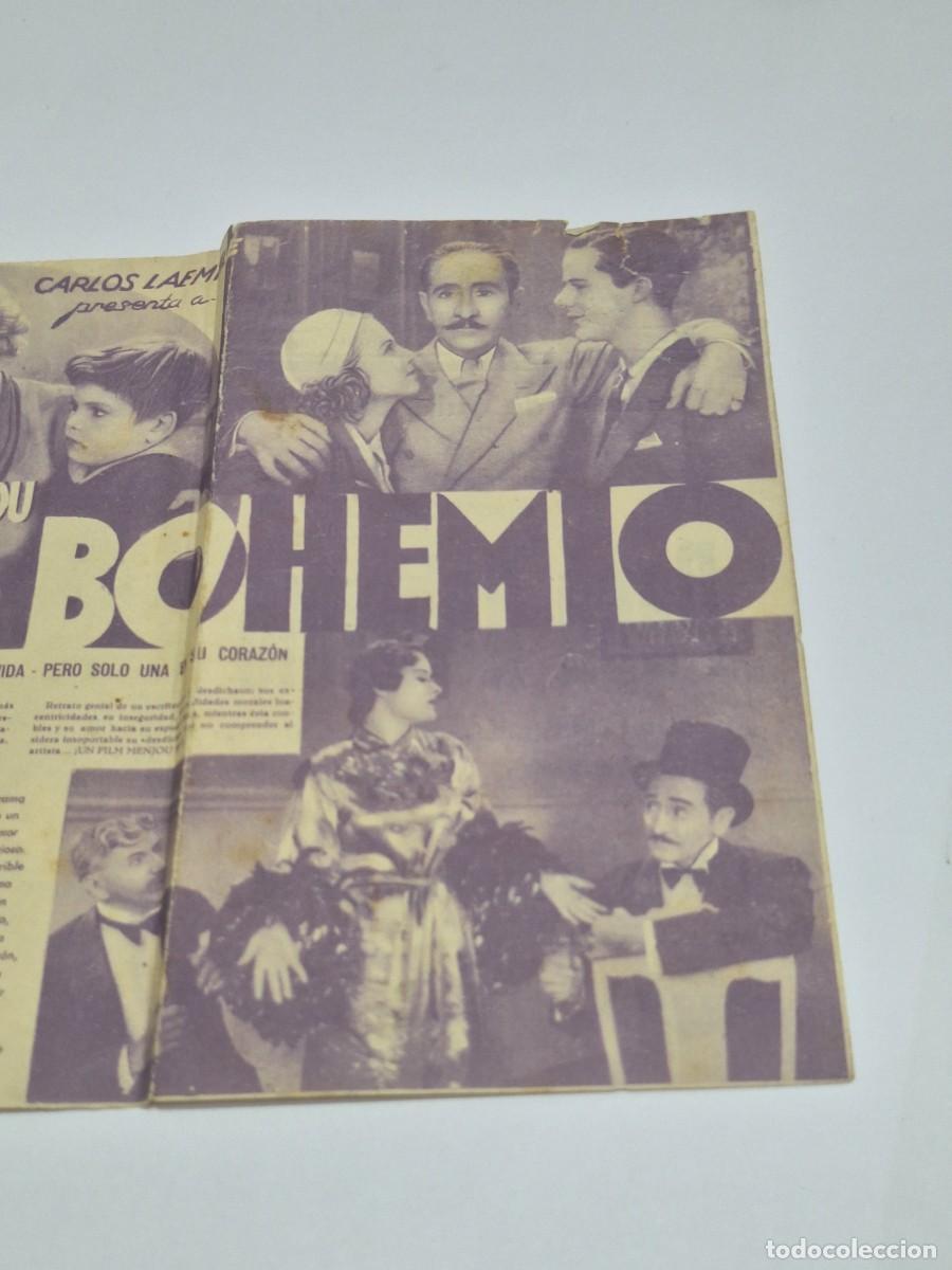 Cine: PAPA BOHEMIO PROGRAMA DOBLE UNIVERSAL ADOLPHE MENJOU DORIS KENYON - Foto 3