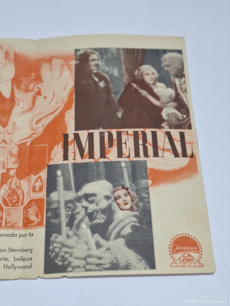 Cine: PROGRAMA DE CINE - CAPRICHO IMPERIAL - FOLLETO DE MANO - Foto 3