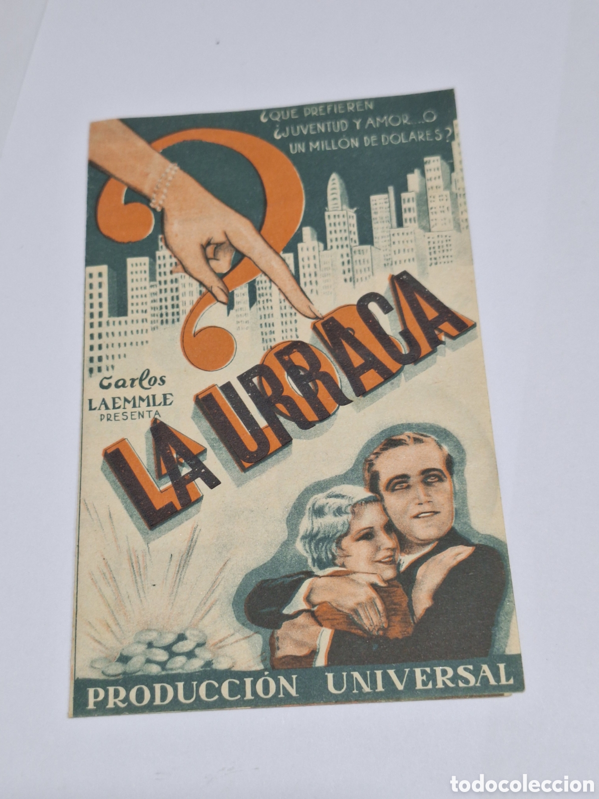 Cine: URRACA / LA LOBA PROGRAMA DOBLE UNIVERSAL MAY ROBSON LAWRENCE GRAY - Foto 1