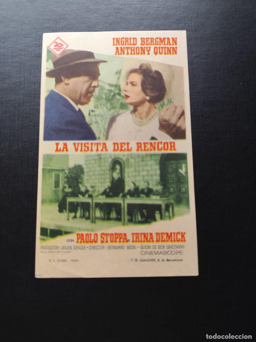 Cine: La visita del rencor sin publicidad