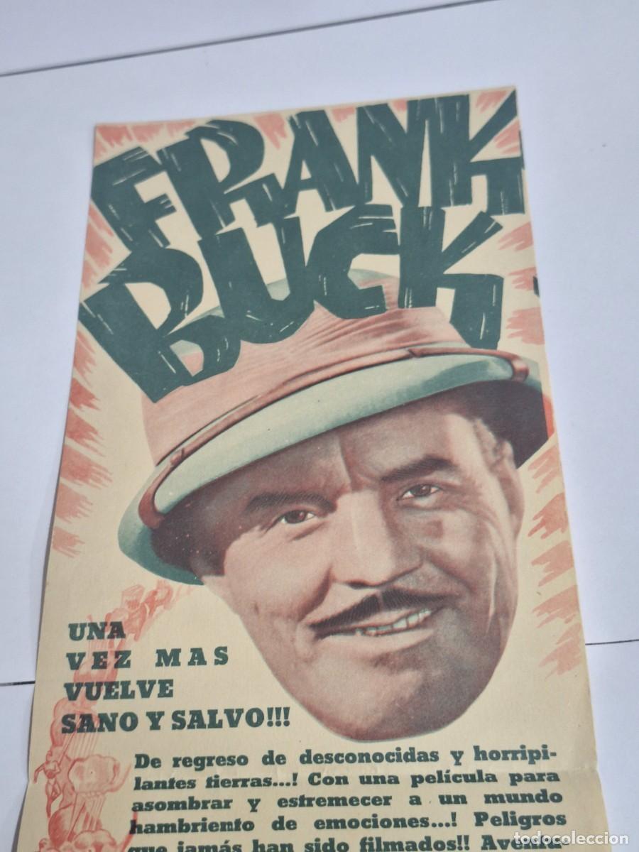 Cine: GARRAS Y COLMILLOS - PROGRAMA DE MANO ORIGINAL - Foto 1