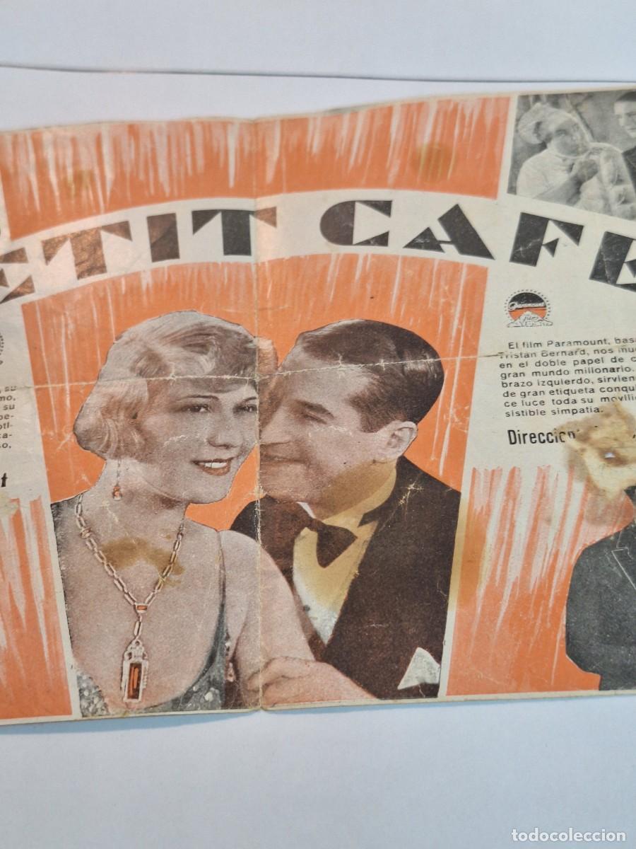 Cine: PETIT CAFE PROGRAMA DOBLE PARAMOUNT MAURICE CHEVALIER IVONNE VALLEE - Foto 5