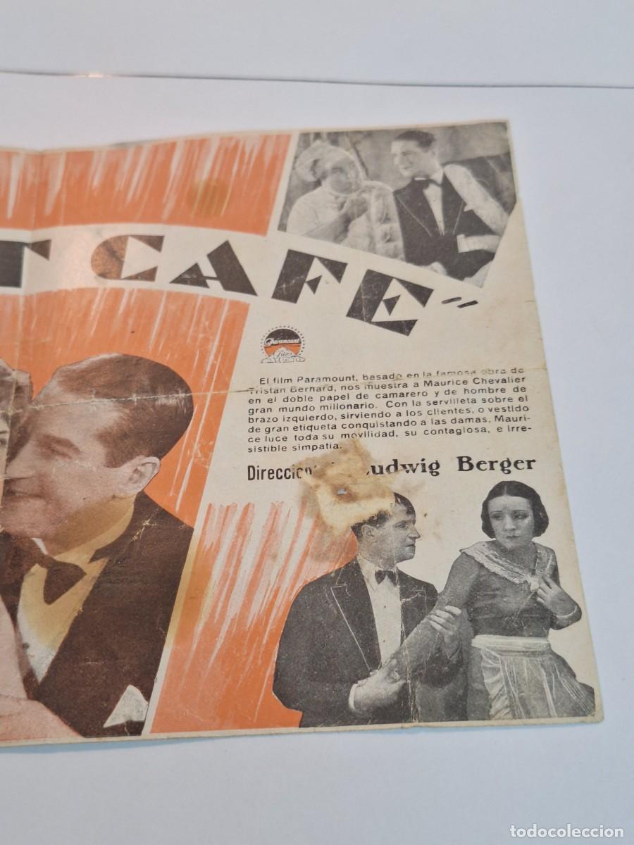 Cine: PETIT CAFE PROGRAMA DOBLE PARAMOUNT MAURICE CHEVALIER IVONNE VALLEE - Foto 6