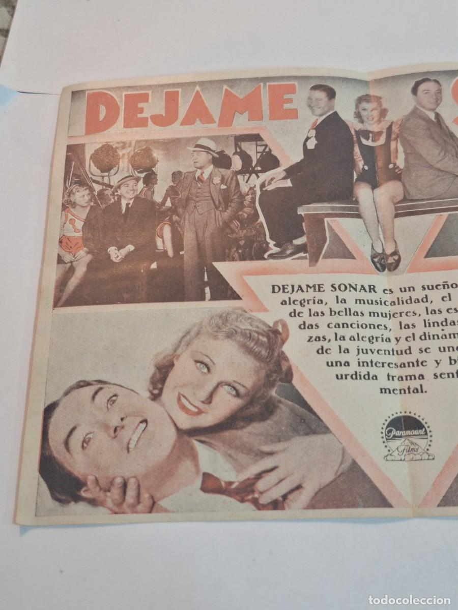 Cine: DEJAME SO&Ntilde;AR PROGRAMA DOBLE PARAMOUNT GINGER ROGERS JACK OAKIE JACK HALEY - Foto 2