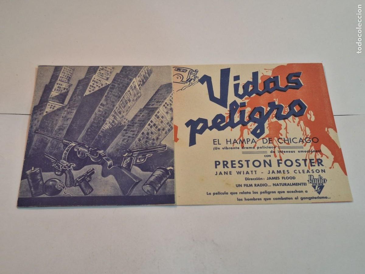 Cine: PROGRAMA DE CINE - VIDAS EN PELIGRO - PRESTON FOSTER - Foto 1
