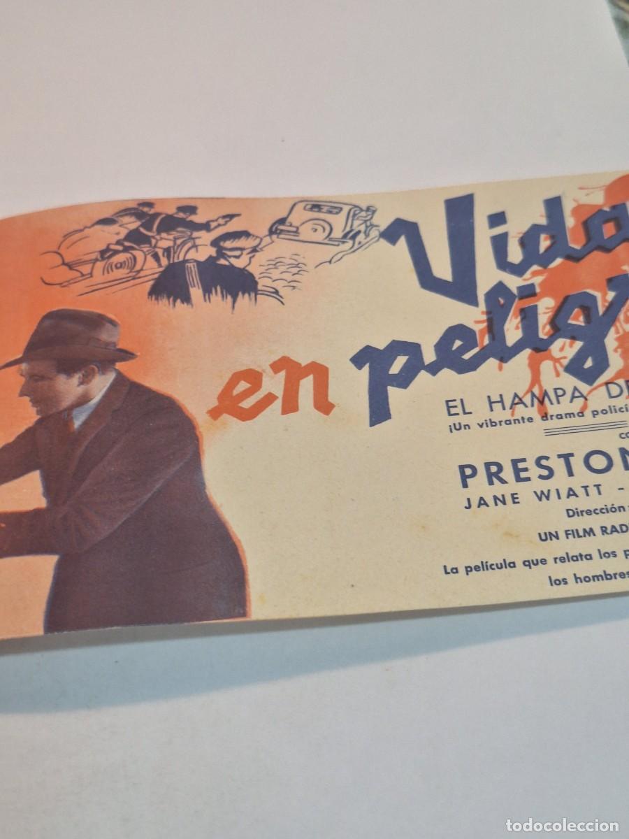 Cine: PROGRAMA DE CINE - VIDAS EN PELIGRO - PRESTON FOSTER - Foto 4