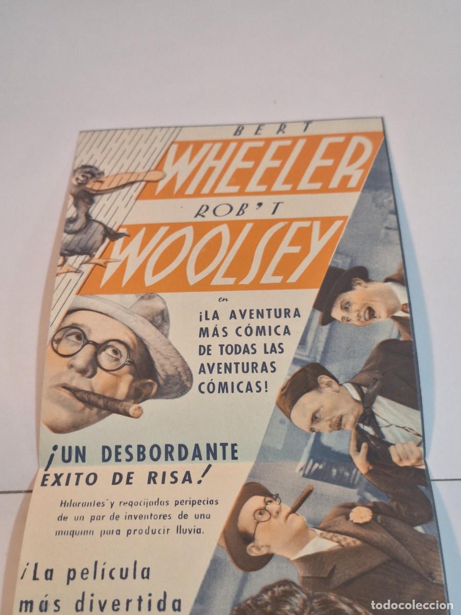 Cine: LOS AGUAFIESTAS PROGRAMA DOBLE RKO BERT WHEELER ROBERT WOOLSEY - Foto 2