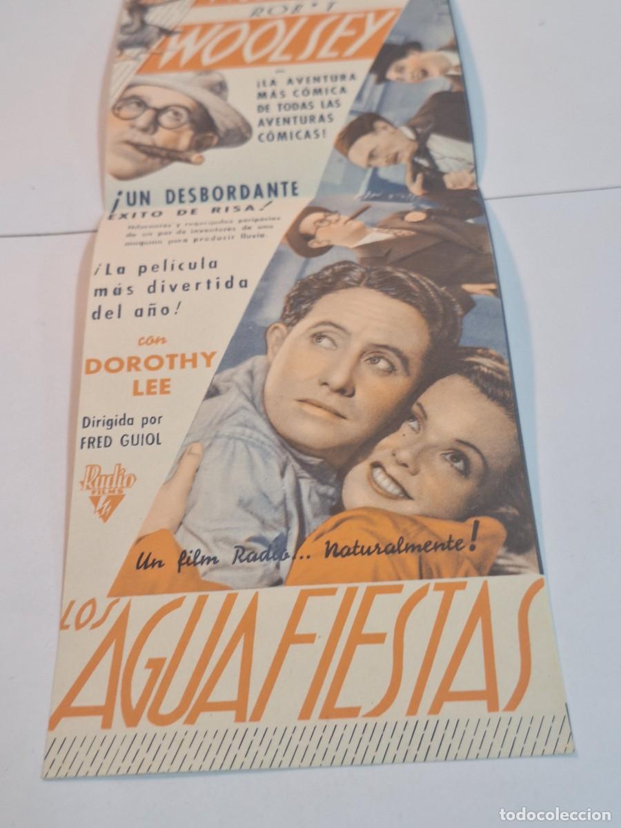 Cine: LOS AGUAFIESTAS PROGRAMA DOBLE RKO BERT WHEELER ROBERT WOOLSEY - Foto 3