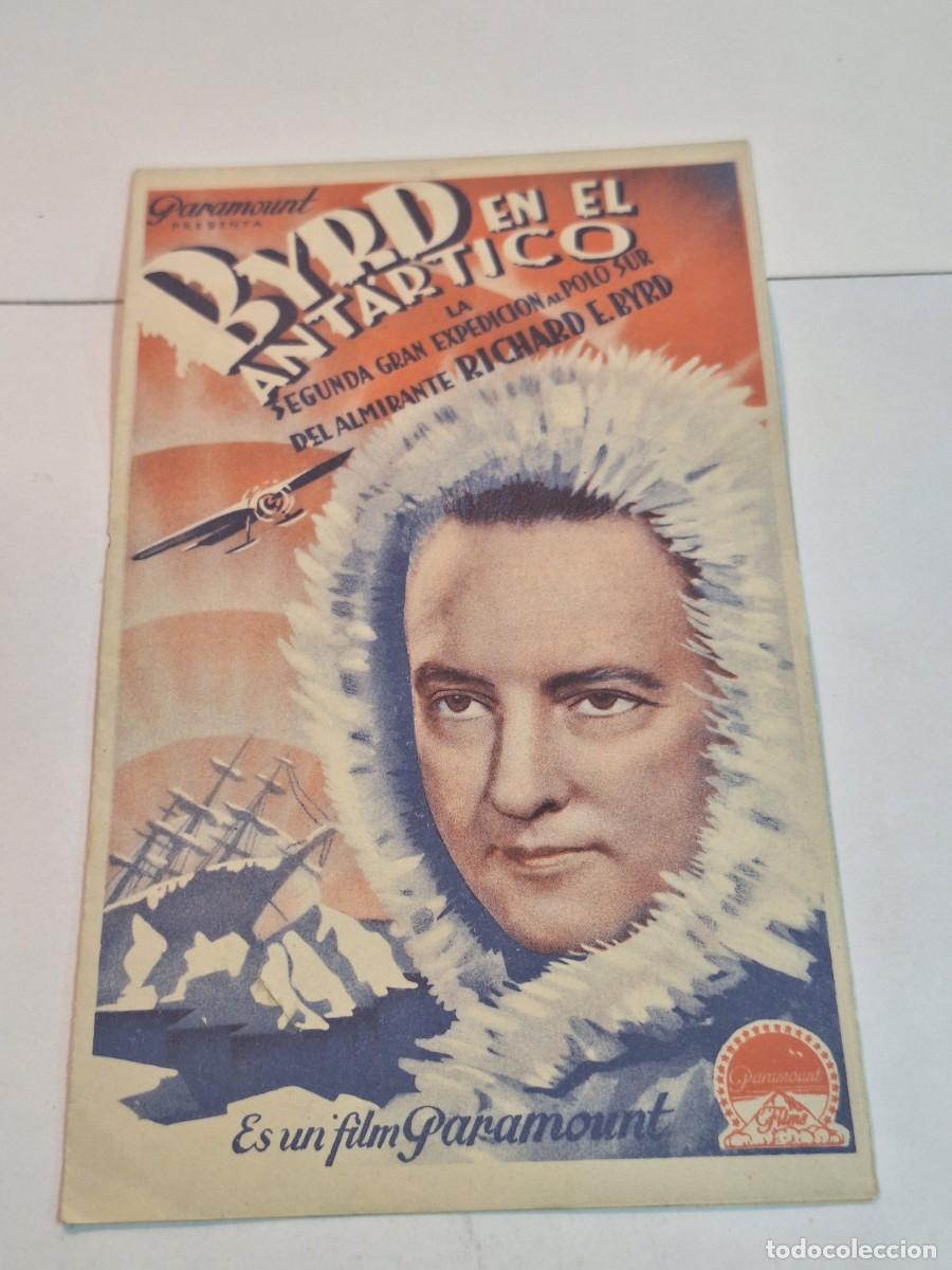 Cine: FOLLETO CINE BYRD EN EL ATL&Aacute;NTICO - Foto 1