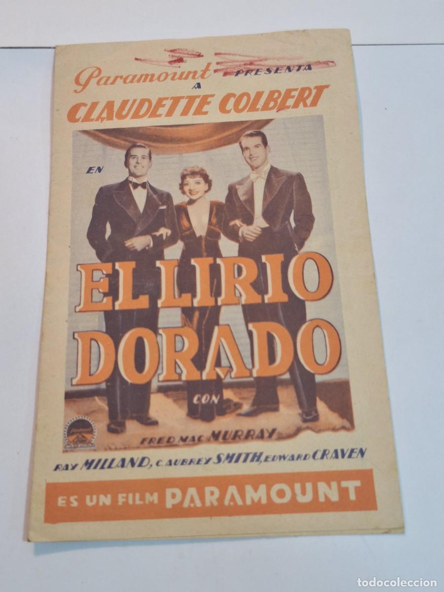 Cine: Folleto de cine El libro dorado . Fred Mac Murray - Foto 1