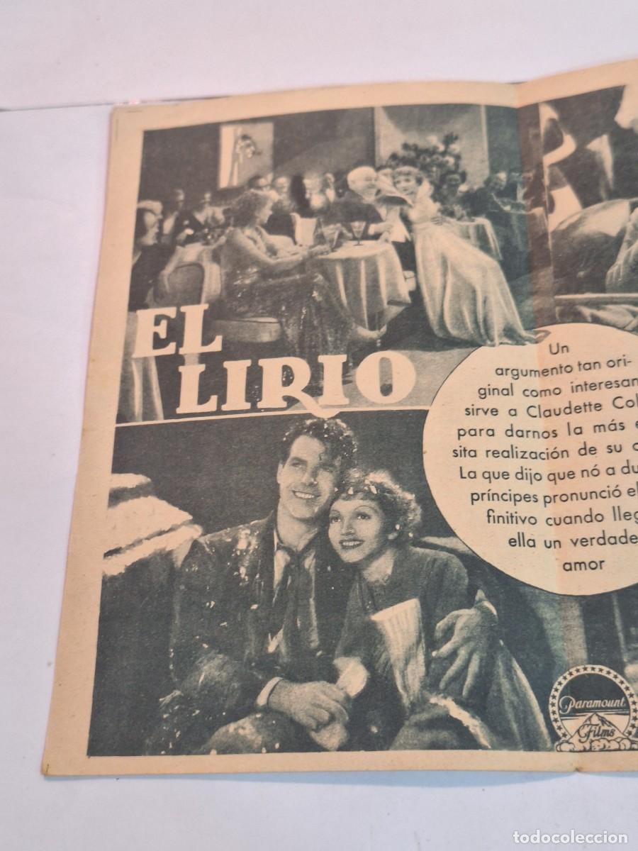 Cine: Folleto de cine El libro dorado . Fred Mac Murray - Foto 3