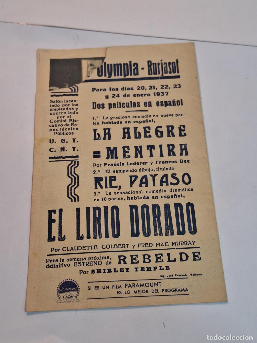 Cine: Folleto de cine El libro dorado . Fred Mac Murray - Foto 6