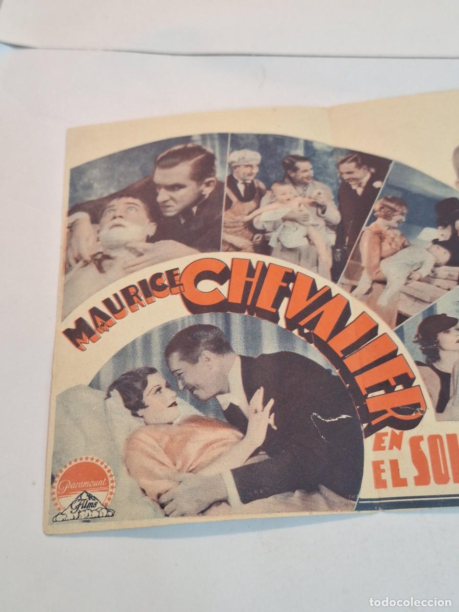 Cine: EL SOLTERO INOCENTE PROGRAMA DOBLE PARAMOUNT MAURICE CHEVALIER - Foto 3