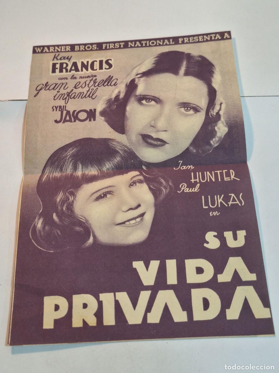 Cine: Programa doble Su vida privada con Kay Francis. - Foto 2
