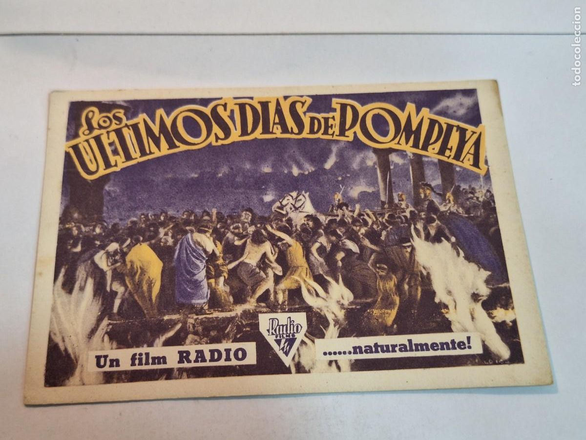 Cine: Programa tarjeta los &uacute;ltimos d&iacute;as de pompeya - Foto 1