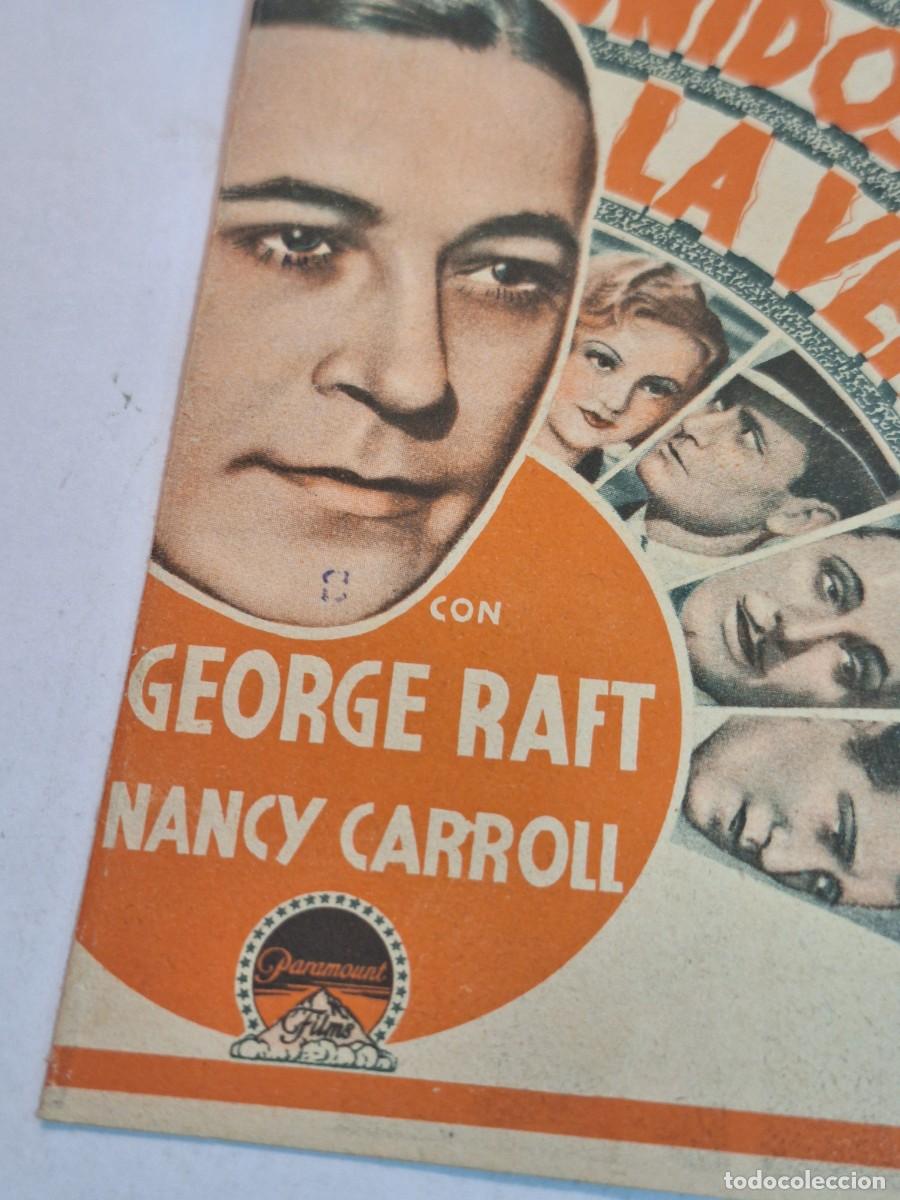 Cine: UNIDOS EN LA VENGANZA PROGRAMA DOBLE PARAMOUNT GEORGE RAFT NANCY CARROLL - Foto 2