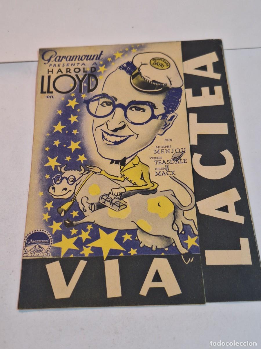Cine: LA VIA LACTEA PROGRAMA DOBLE PARAMOUNT HAROLD LLOYD - Foto 1