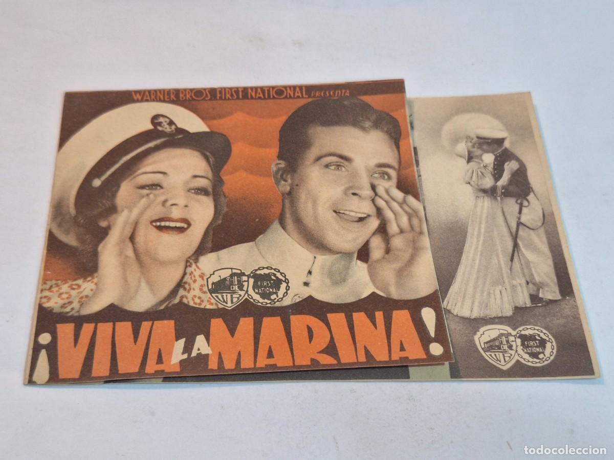 Cine: VIVA LA MARINA PROGRAMA DOBLE WARNER DICK POWELL RUBY KEELER - Foto 1
