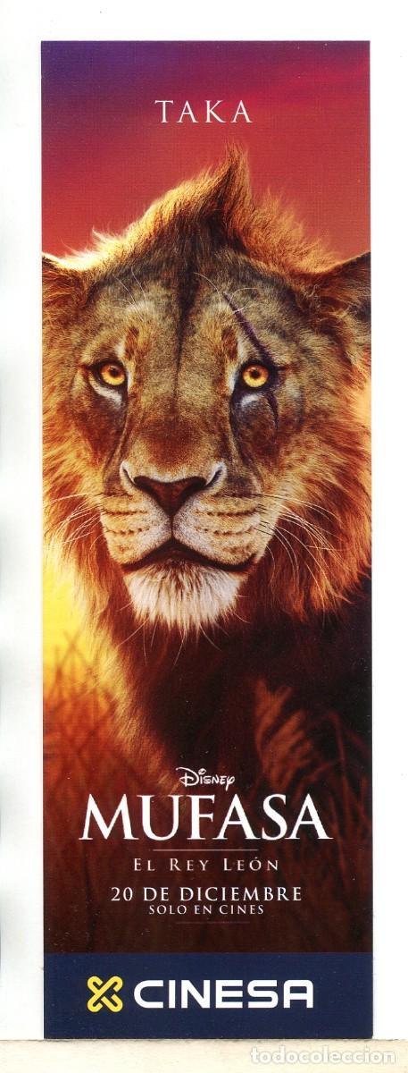 Cine: MUFASA EL REY LE&Oacute;N. MARCAP&Aacute;GINAS. - Foto 1