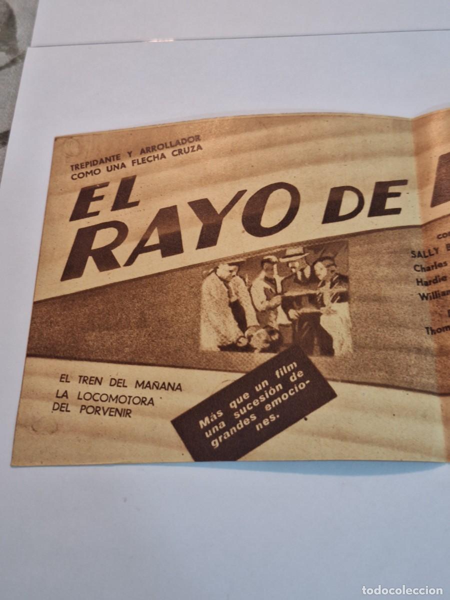 Cine: EL RAYO DE PLATA PROGRAMA DOBLE RKO SALLY BLANE CHARLES STARRET - Foto 2