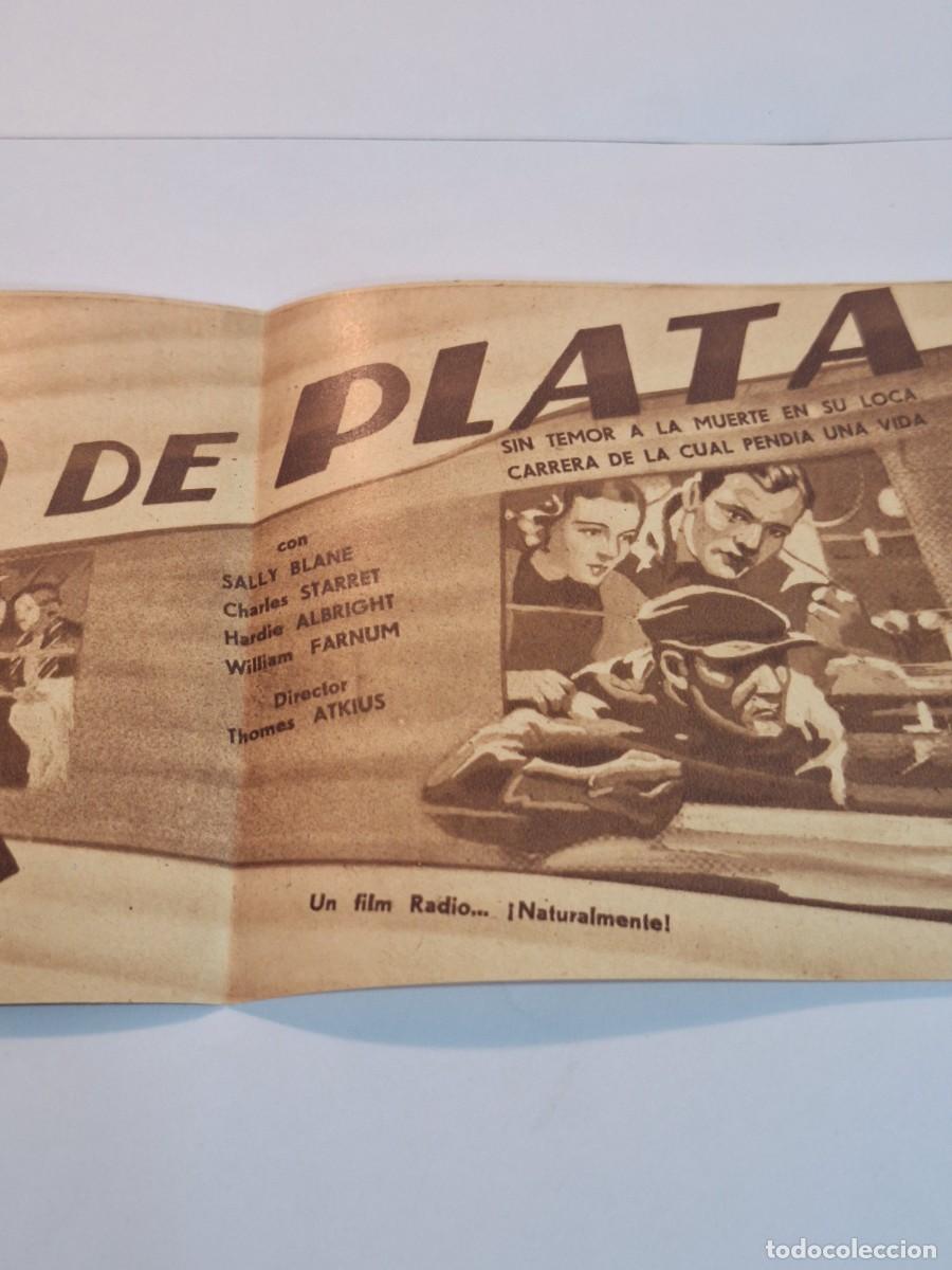 Cine: EL RAYO DE PLATA PROGRAMA DOBLE RKO SALLY BLANE CHARLES STARRET - Foto 3