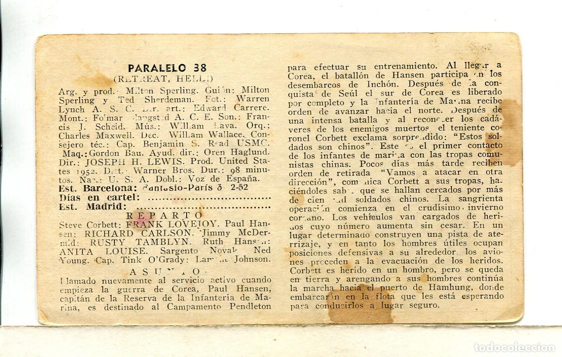 Cine: PARALELO 38, con Richard Carlson. - Foto 2