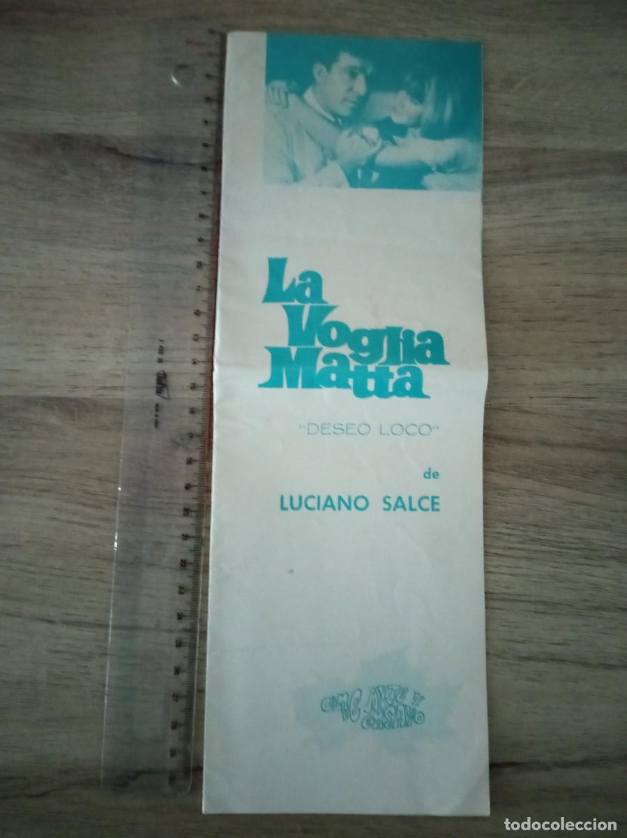 Cine: LA VOGLIA MATTA (DESEO LOCO), UGO TOZNAZZI