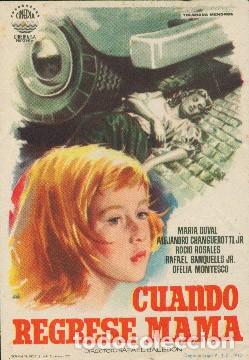 Cine: CUANDO REGRESE MAMA (sin publicidad) - Foto 1