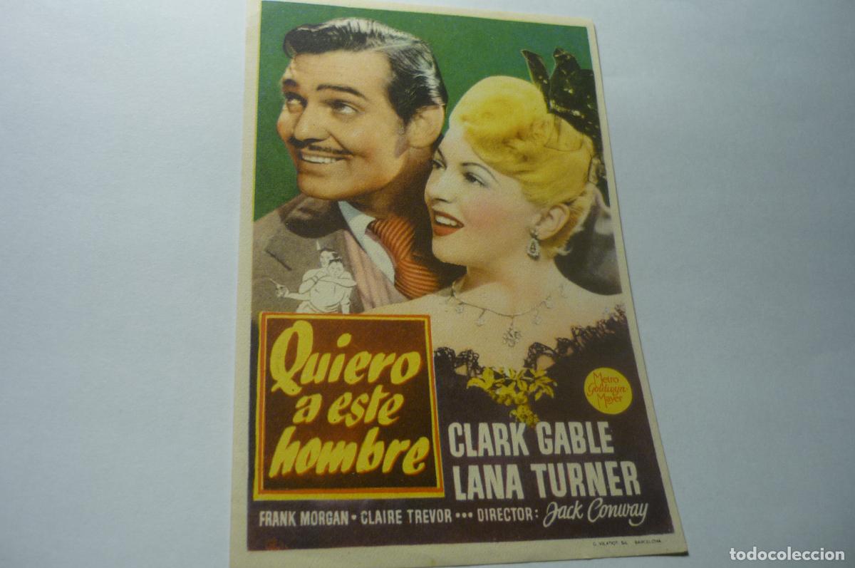 Cine: programa quiero a este hombre clark gable - Foto 1