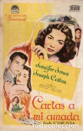 Cine: PROGRAMA DE CINE: CARTAS A MI AMADA PC-9351 - Foto 1