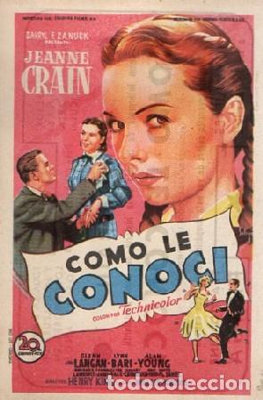 Cine: PROGRAMA DE CINE: COMO LE CONOCI PC-9357 - Foto 1