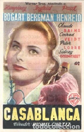 Cine: PROGRAMA DE CINE: CASABLANCA PC-9358 - Foto 1