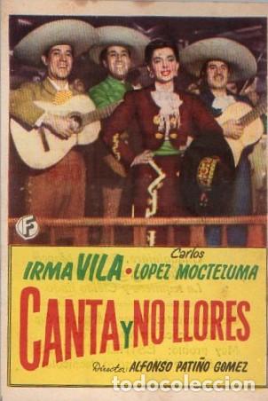 Cine: PROGRAMA DE CINE: CANTA Y NO LLORES PC-9359 - Foto 1