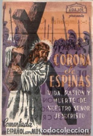 Cine: PROGRAMA DE CINE: CORONA DE ESPINAS PC-9362 - Foto 1