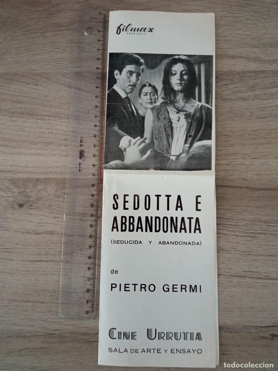 Kino: SEDOTTA E ABBANDONATA (SEDUCIDA Y ABANDONADA), STEFANIA SANDRELLI, CINE URRUTIA, BILBAO