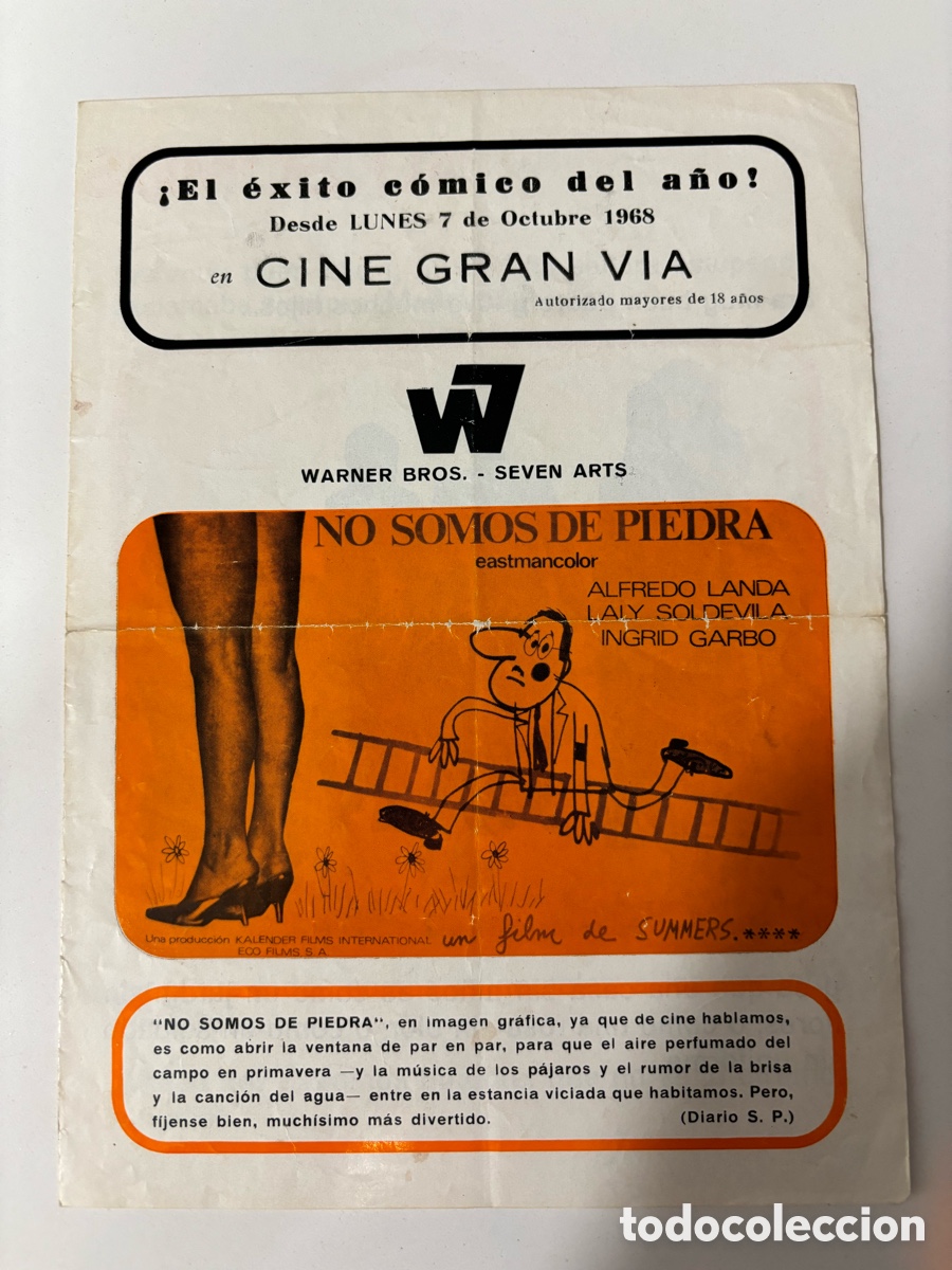Kino: Programa cine gran v&iacute;a no somos de piedra Alfredo Landa A1