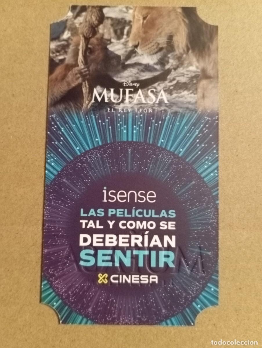 Cine: PROGRAMA DE **.MUFASA (EL REY LE&Oacute;N) ** .10 x 5.5 CMS. - Foto 2