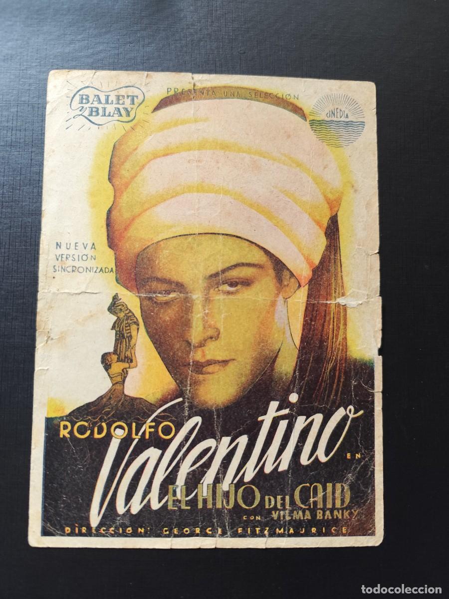 Kino: El hijo del Caid con publicidad Cine San Fernando Martos