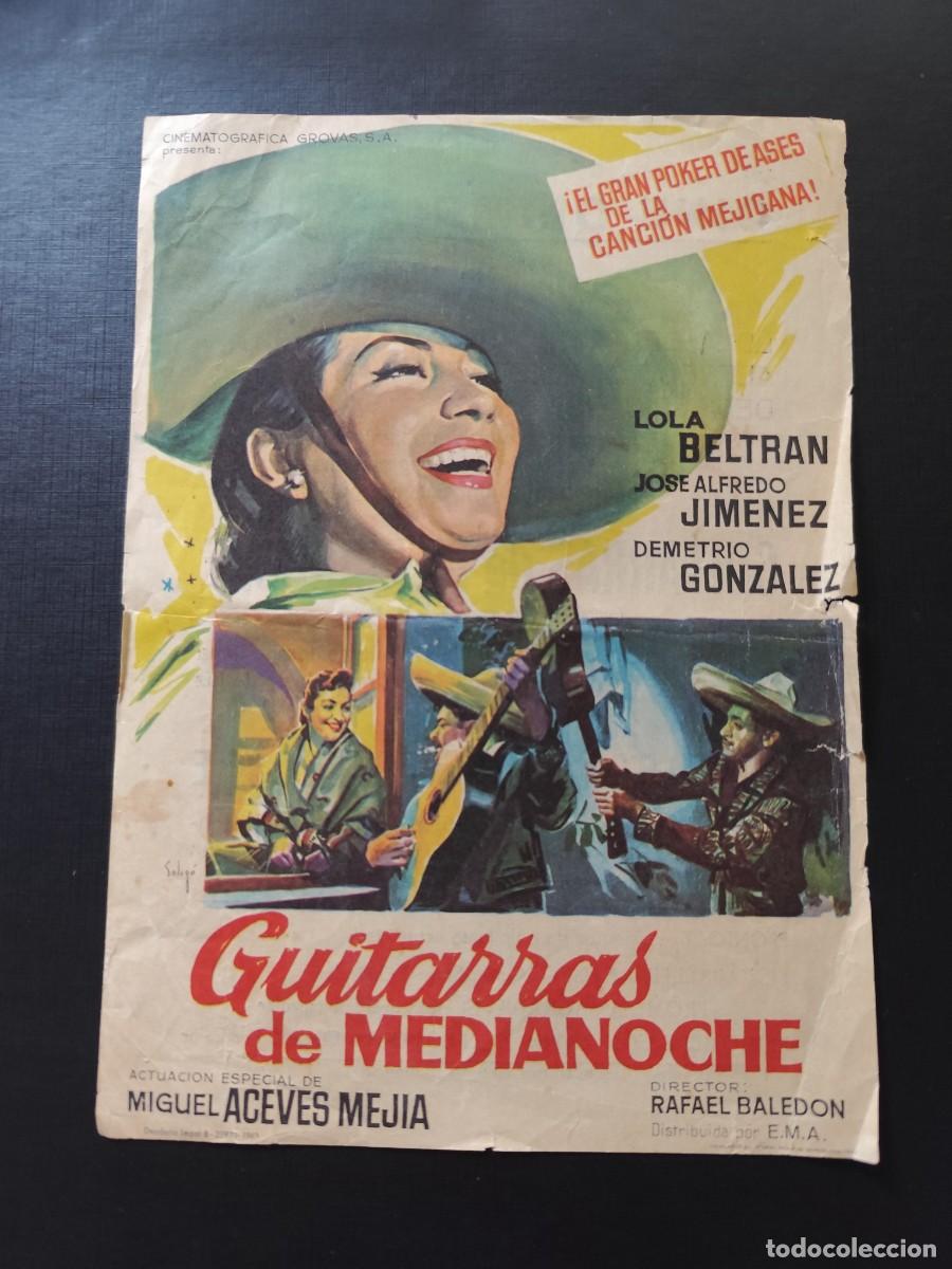 Kino: Guitarras de medianoche con publicidad Cine Olimpia Martos